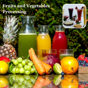 Fruits and Vegetables Processing.