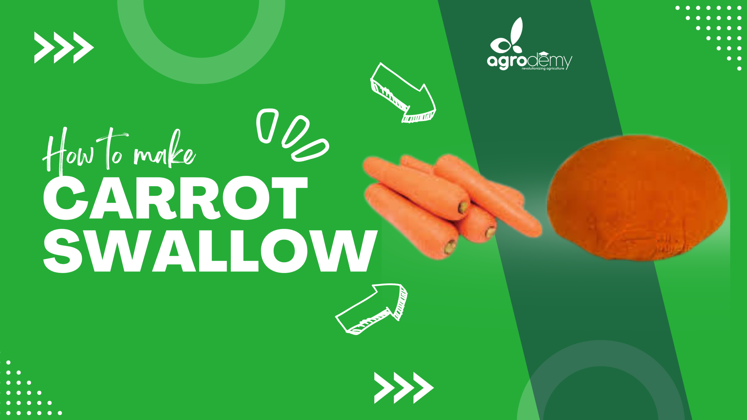 Healthy Twist: Mastering Carrot Swallow Production