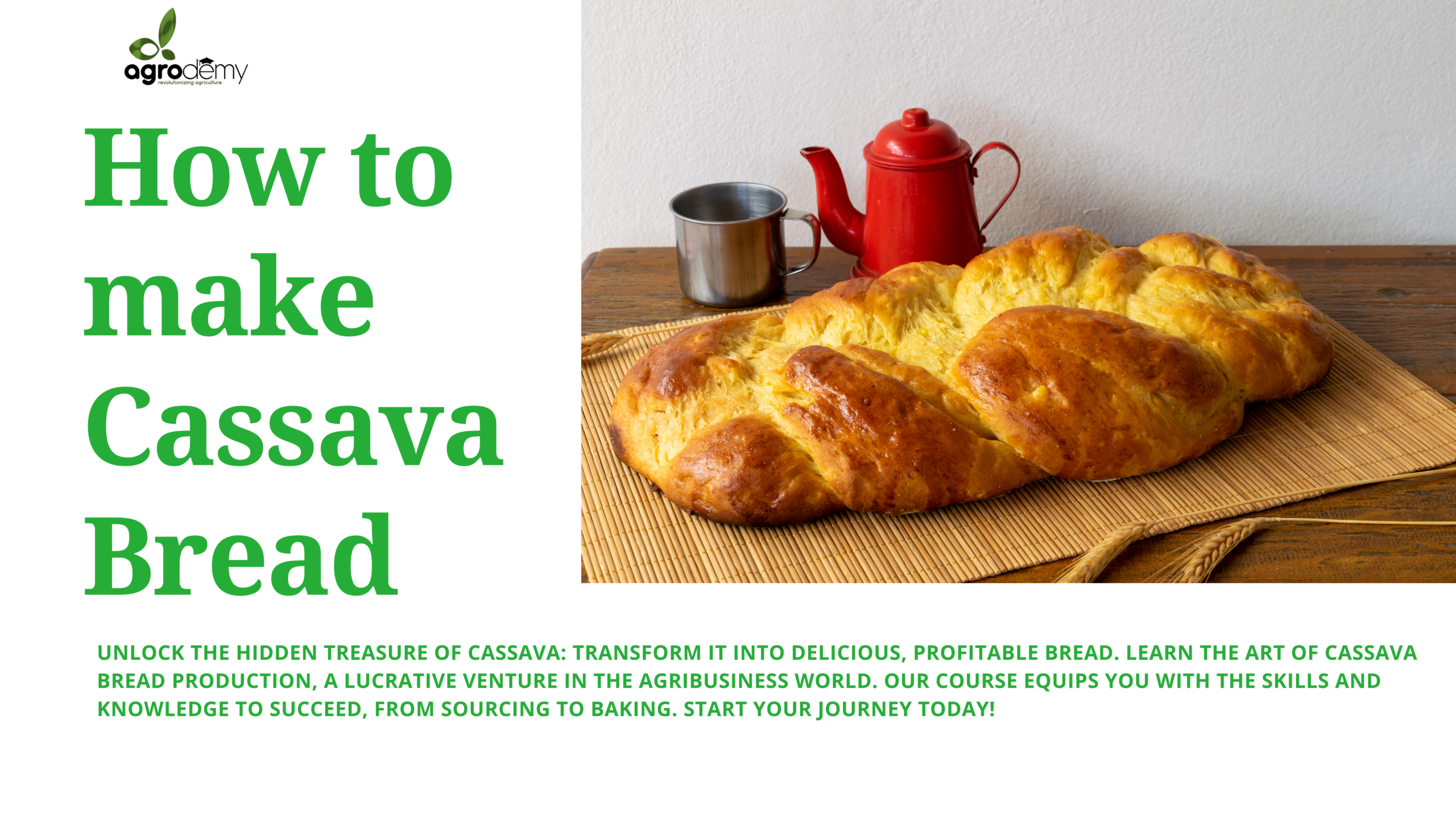 Cassava Bread Production: Gluten-Free Baking Business